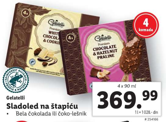 Gelatelli Sladoled na štapiću