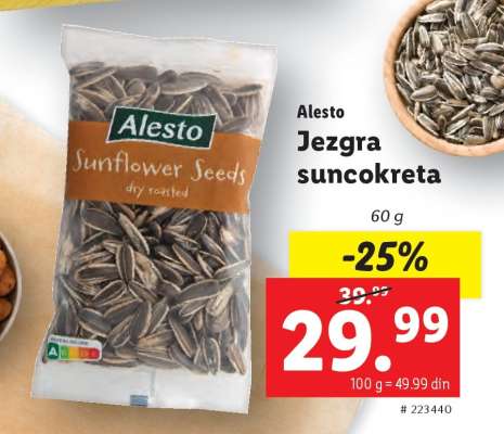 Alesto Jezgra suncokreta