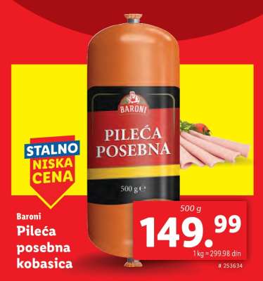 Baroni Pileća posebna kobasica