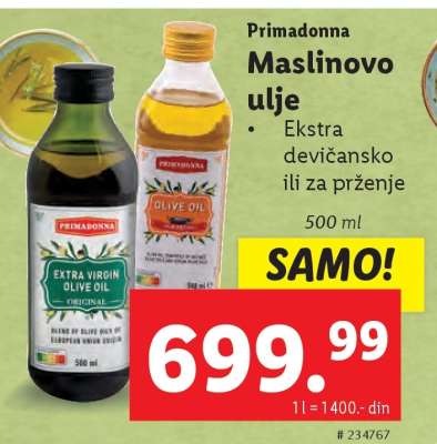Primadonna Maslinovo ulje