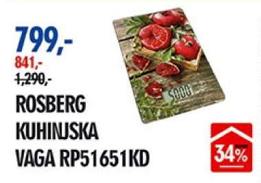 ROSBERG KUHINJSKA VAGA RP51651KD
