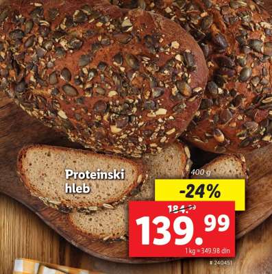 Proteinski hleb