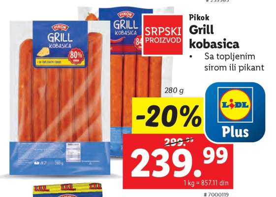 Pikok Grill kobasica