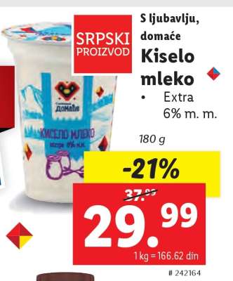 KISELO MLEKO