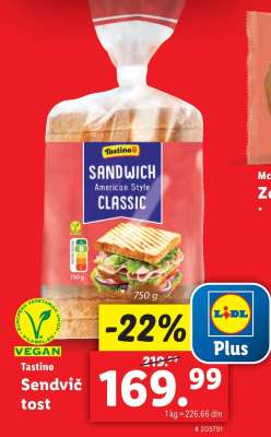 Tastino Sendvič tost