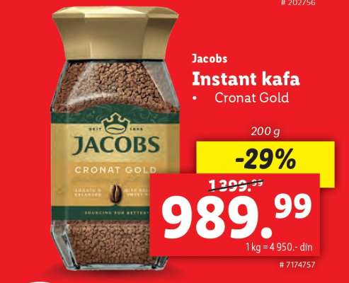 JACOBS INSTANT KAFA