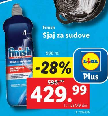 Finish Sjaj za sudove