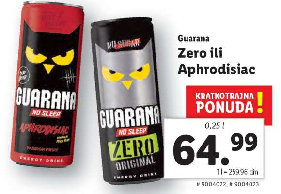 Guarana Zero ili Aphrodisiac