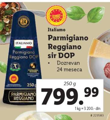 Parmigiano Reggiano sir DOP