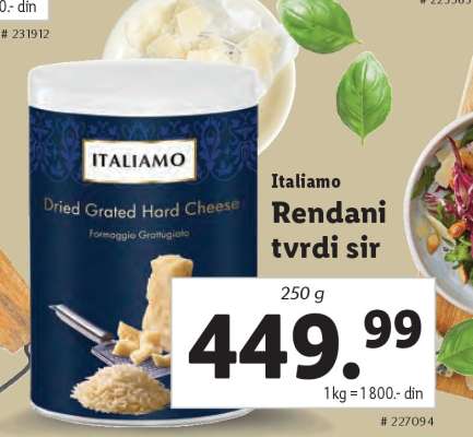 Italiamo Rendani tvrdi sir