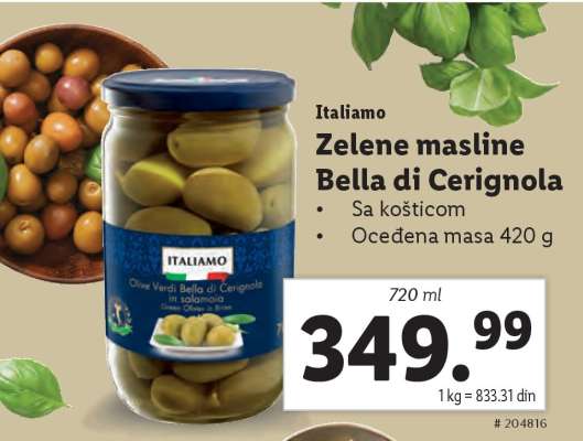 Zelene masline Bella di Cerignola