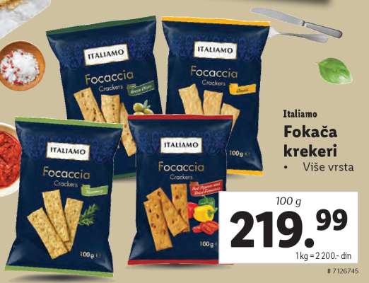 Italiamo Fokača krekeri