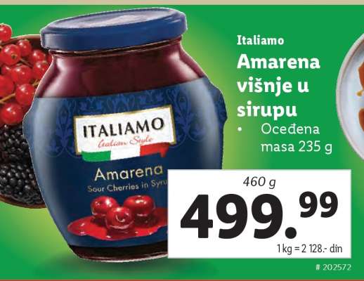 Italiamo Amarena višnje u sirupu