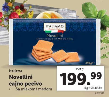Novellini čajno pecivo