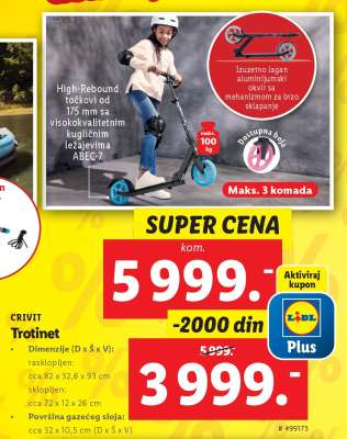 Crivit Trotinet