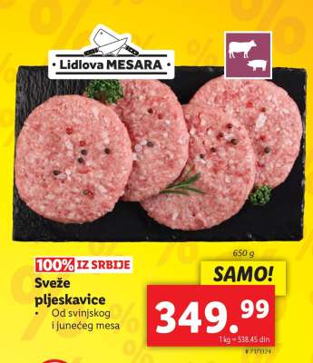 Sveže pljeskavice