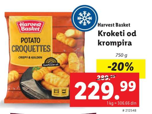 Harvest Basket Kroketi od krompira