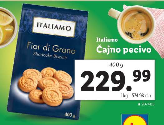 Italiamo Fior di Grano Shortcake Biscuits