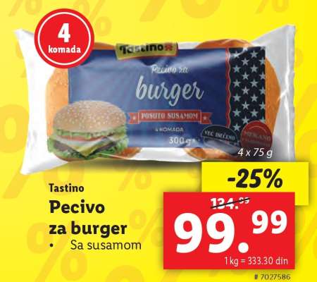 Pecivo za burger