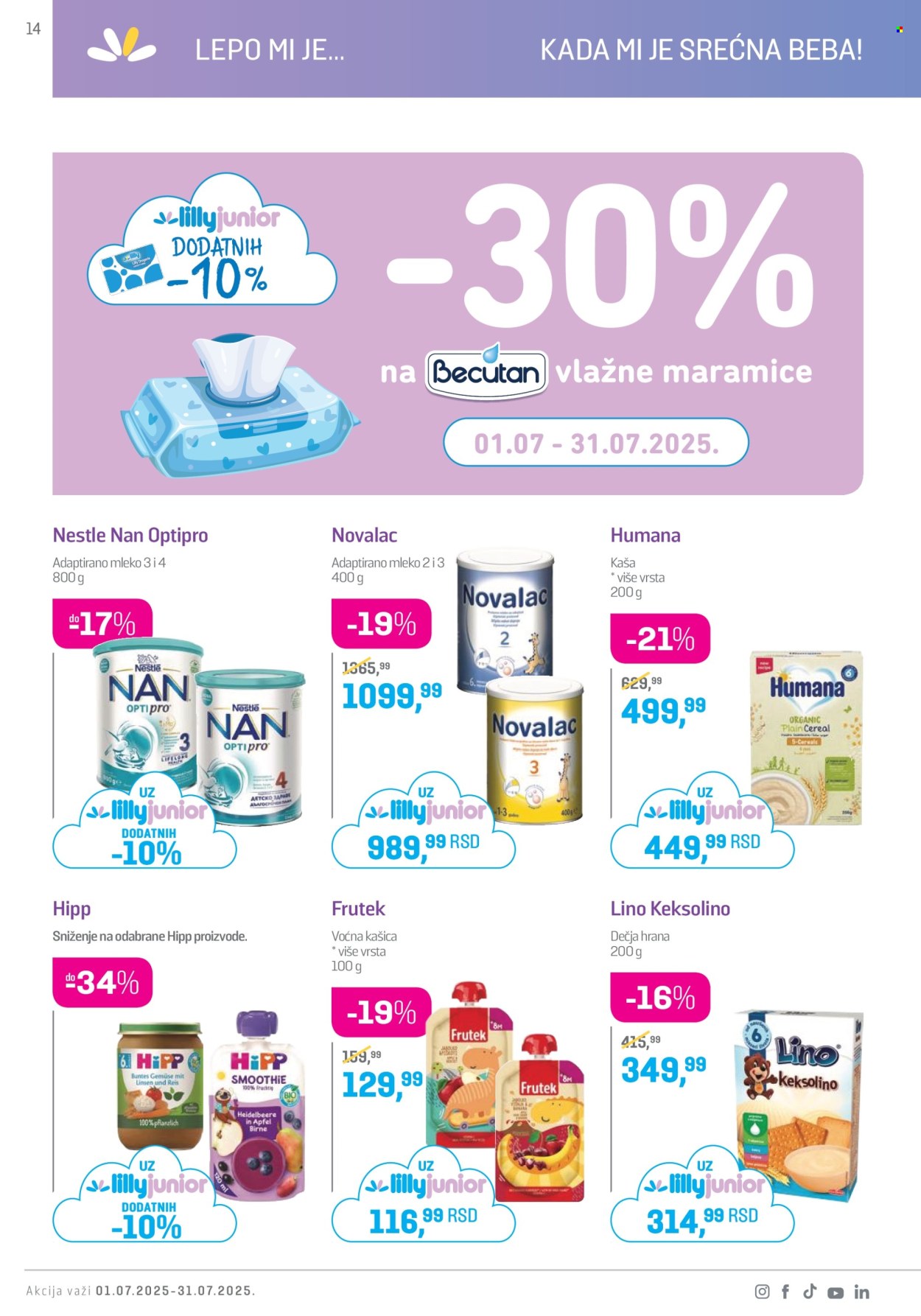 Lilly Drogerie katalog - 01.07.2025 - 31.07.2025. Stranica 14