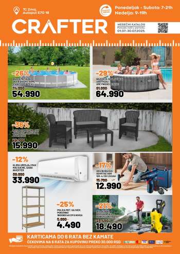 Crafter katalog - 01.07.2025 - 30.07.2025.