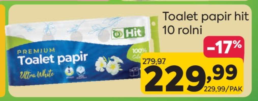Toalet papir hit 10 rolni