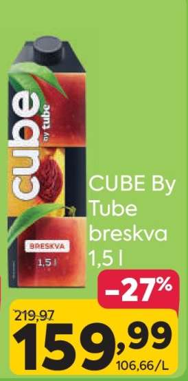 CUBE By Tube breskva 1,5 l