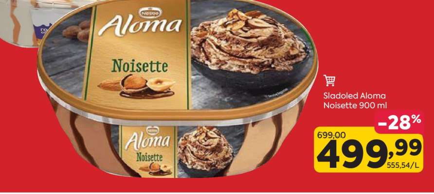 Sladoled Aloma Noisette 900 ml