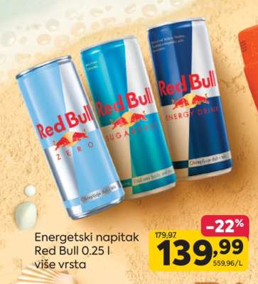 Energetski napitak Red Bull 0.25 l