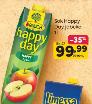 Sok Happy Day jabuka 1 l