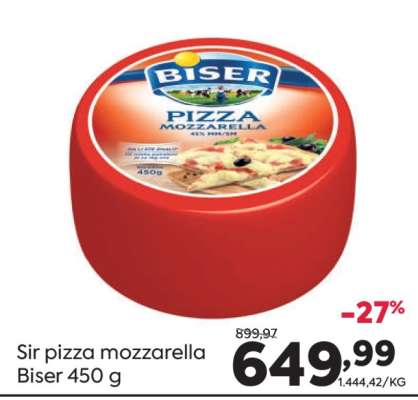 Sir pizza mozzarella