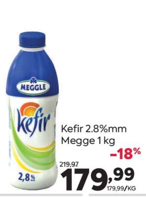 Kefir 2.8%mm Megge 1 kg