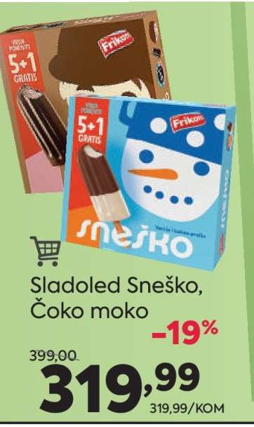 Sladoled Sneško, Čoko moko