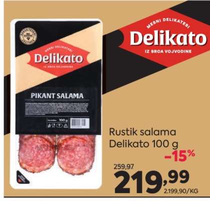 Rustik salama Delikato 100 g