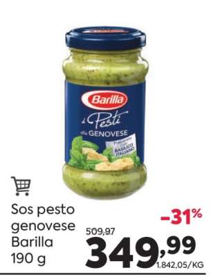 Sos pesto genovese Barilla 190 g