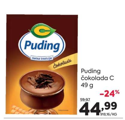 Puding čokolada C 49 g