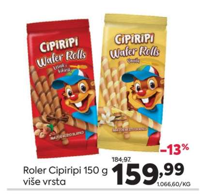 Roler Cipiripi 150 g