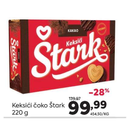 Keksići čoko Štark
