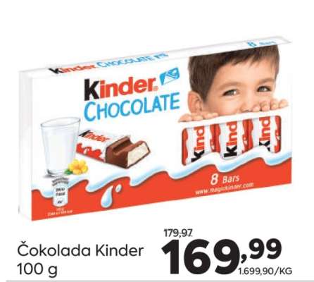 Čokolada Kinder