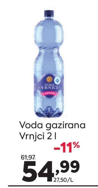 Voda gazirana Vrnci 2 l
