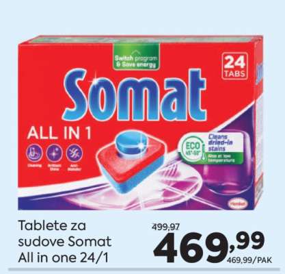 Tablete za sudove Somat All in one 24/1