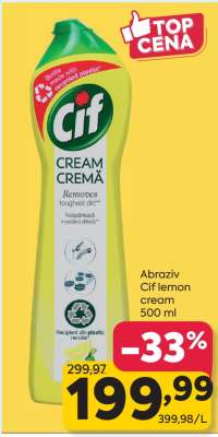 Abraziv Cif lemon cream