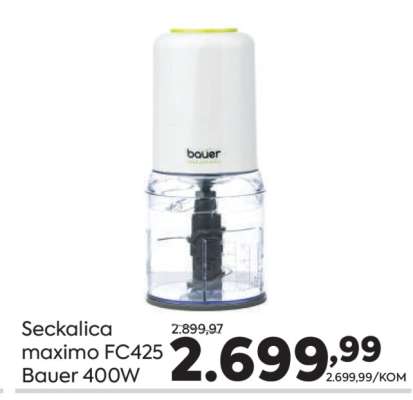 Seckalica maximo FC425 Bauer 400W