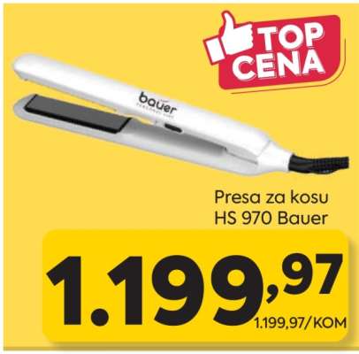 Presa za kosu HS 970 Bauer