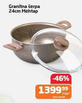Granitna šerpa 24cm Mehtap