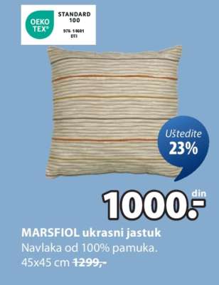 MARSFIOL UKRASNI JASTUK