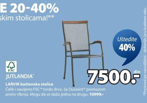 LARVIK BAŠTENSKA STOLICA