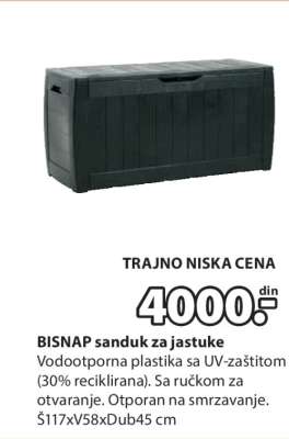 BISNAP SANDUK ZA JASTUKE