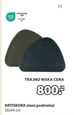 ARTISKOKK stoni podmetač