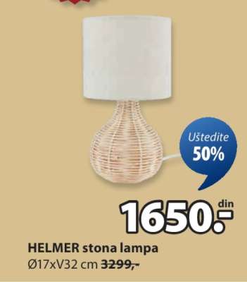 HELMER STONA LAMPA